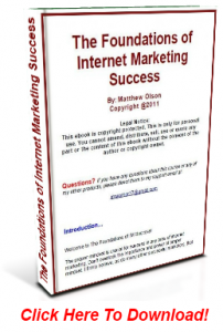 The Foundations of Internet Marketing Success